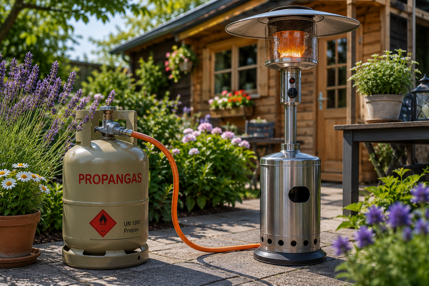 Propangas im Kleingarten